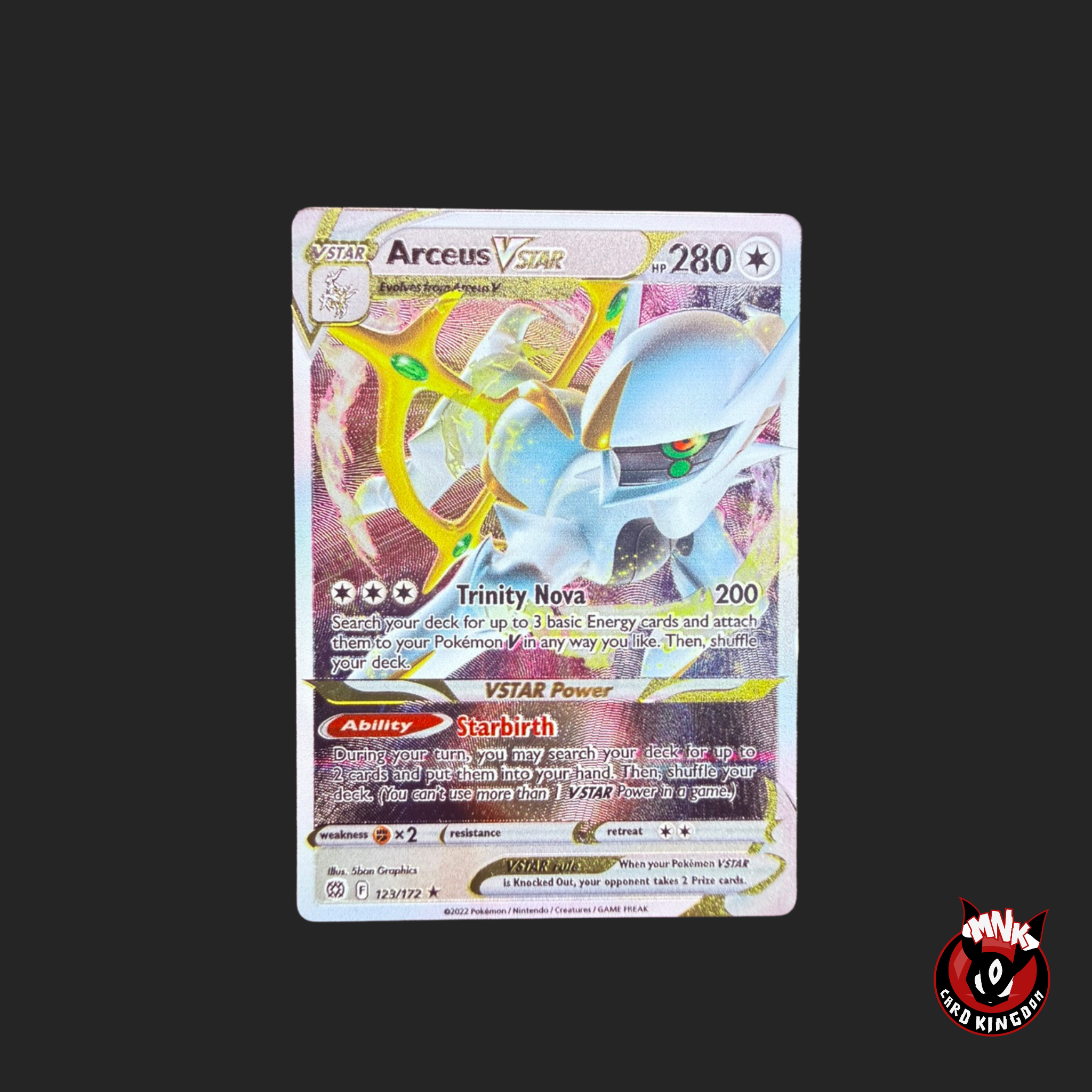 pokemon arceus promo card VSTAR Metal UPC Deck Type:2 Pack Grima Wormtongue MTG Boxed Sets Colorless Power Edge (130)