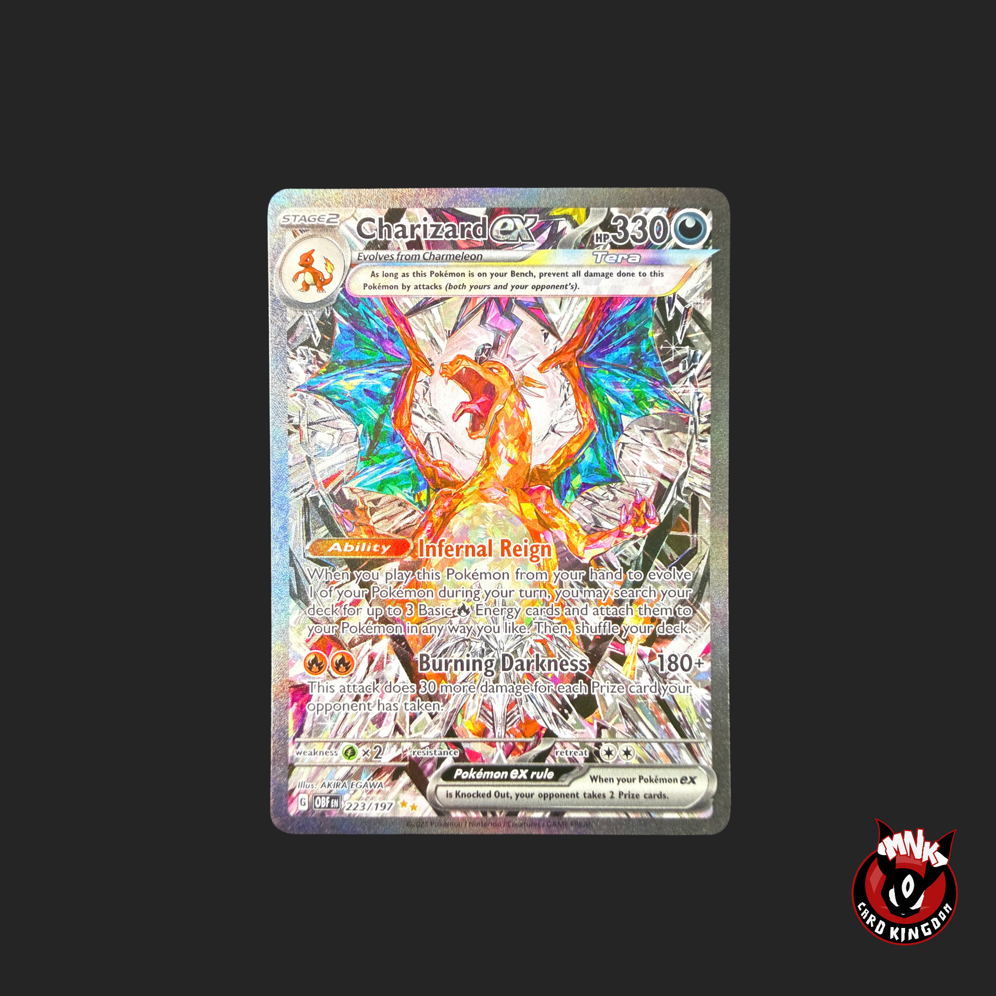hyper rare charizard pokémon card Charizard ex 223/197 Hyper Rare – Obsidian Flames