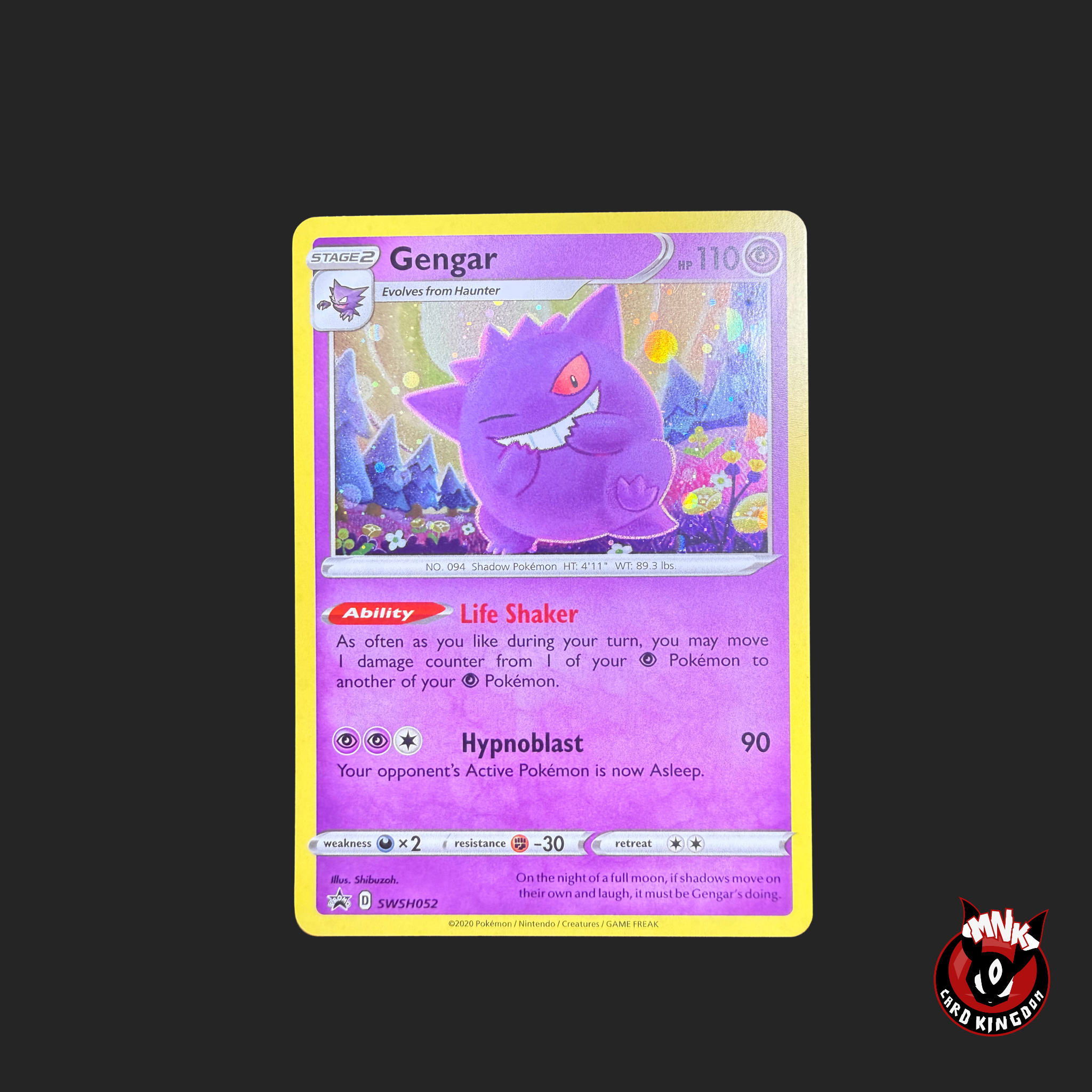 Gengar SWSH052 Holo Promo Card | MNK Card Kingdom
