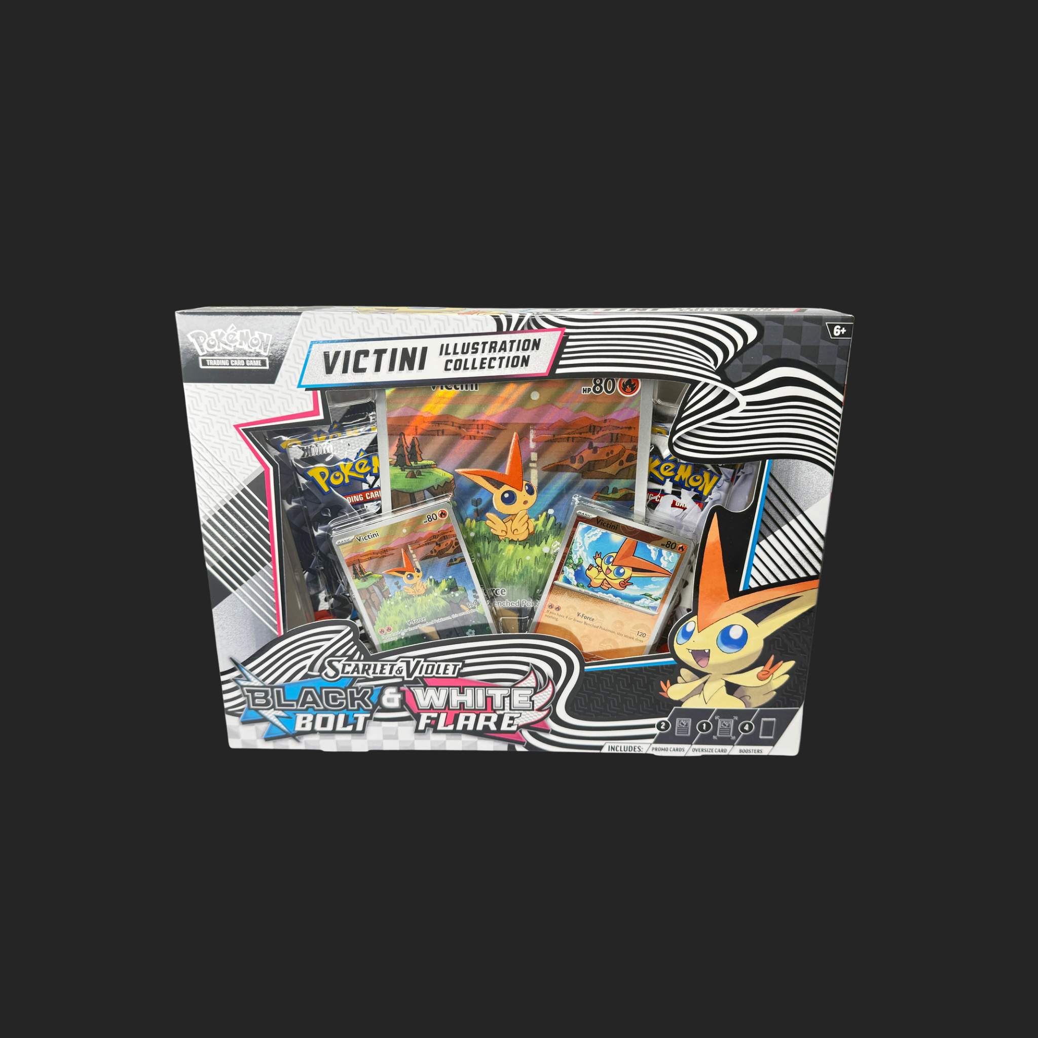 Victini Illustration Collection – Black Bolt & White Flare