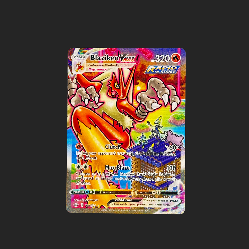 Blaziken VMAX – Rapid Strike Holo Rare