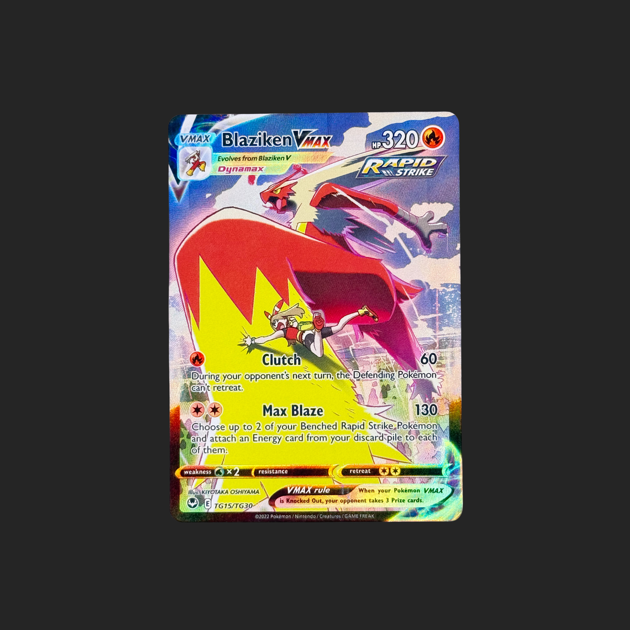 Blaziken VMAX TG15/TG30 – Silver Tempest