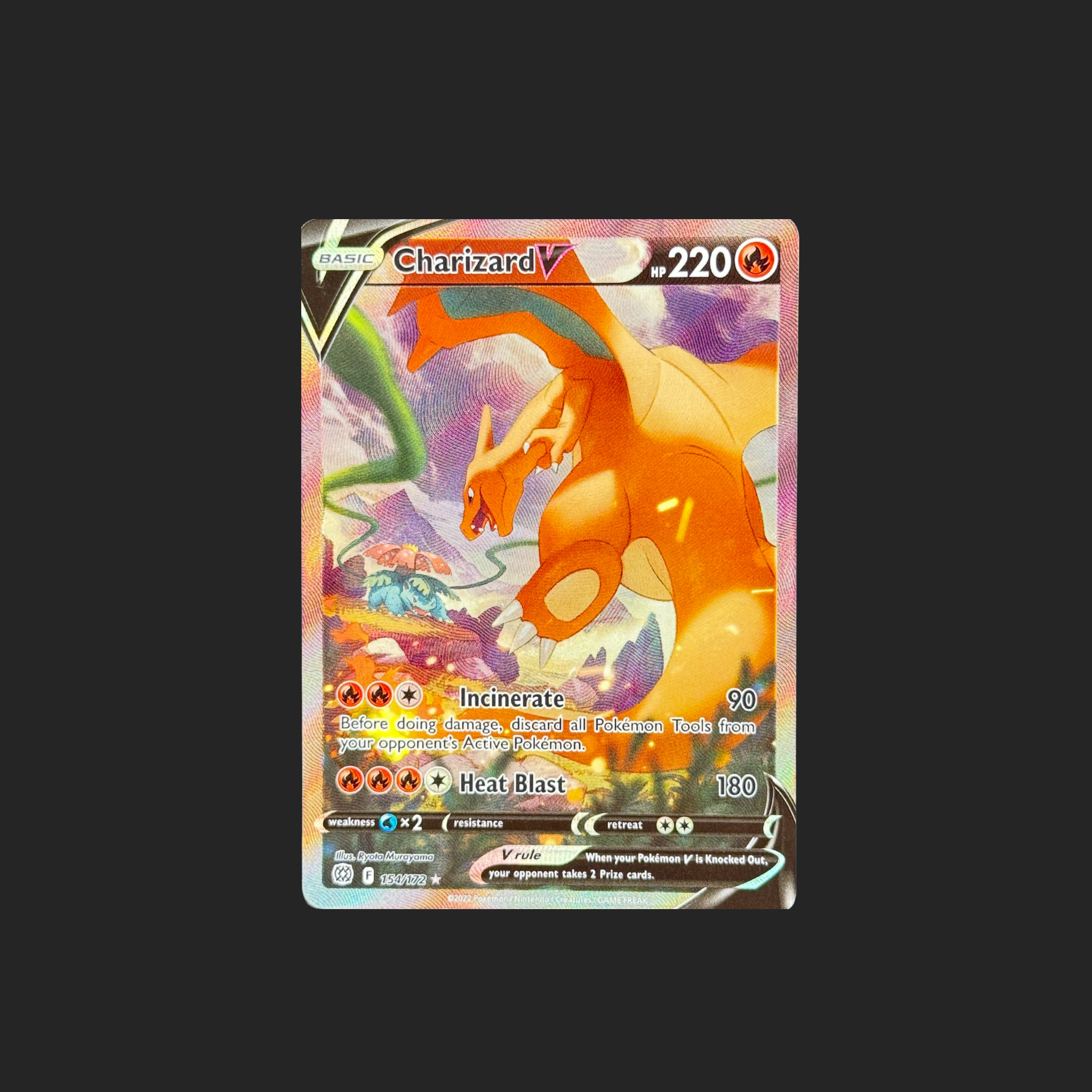 Charizard V Alt Art – Brilliant Stars 154/172