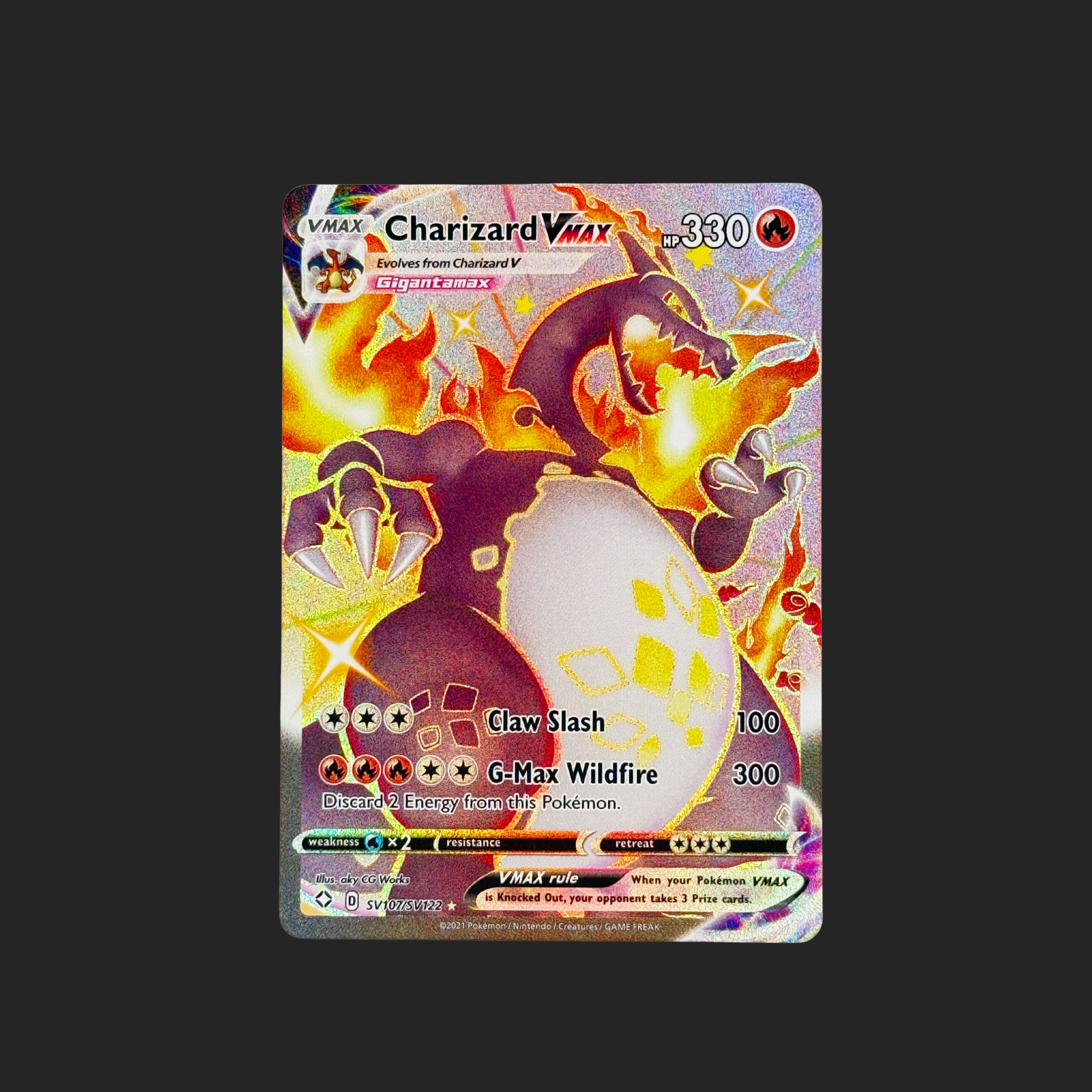 Charizard VMAX SV107/SV122 – Shiny Rare