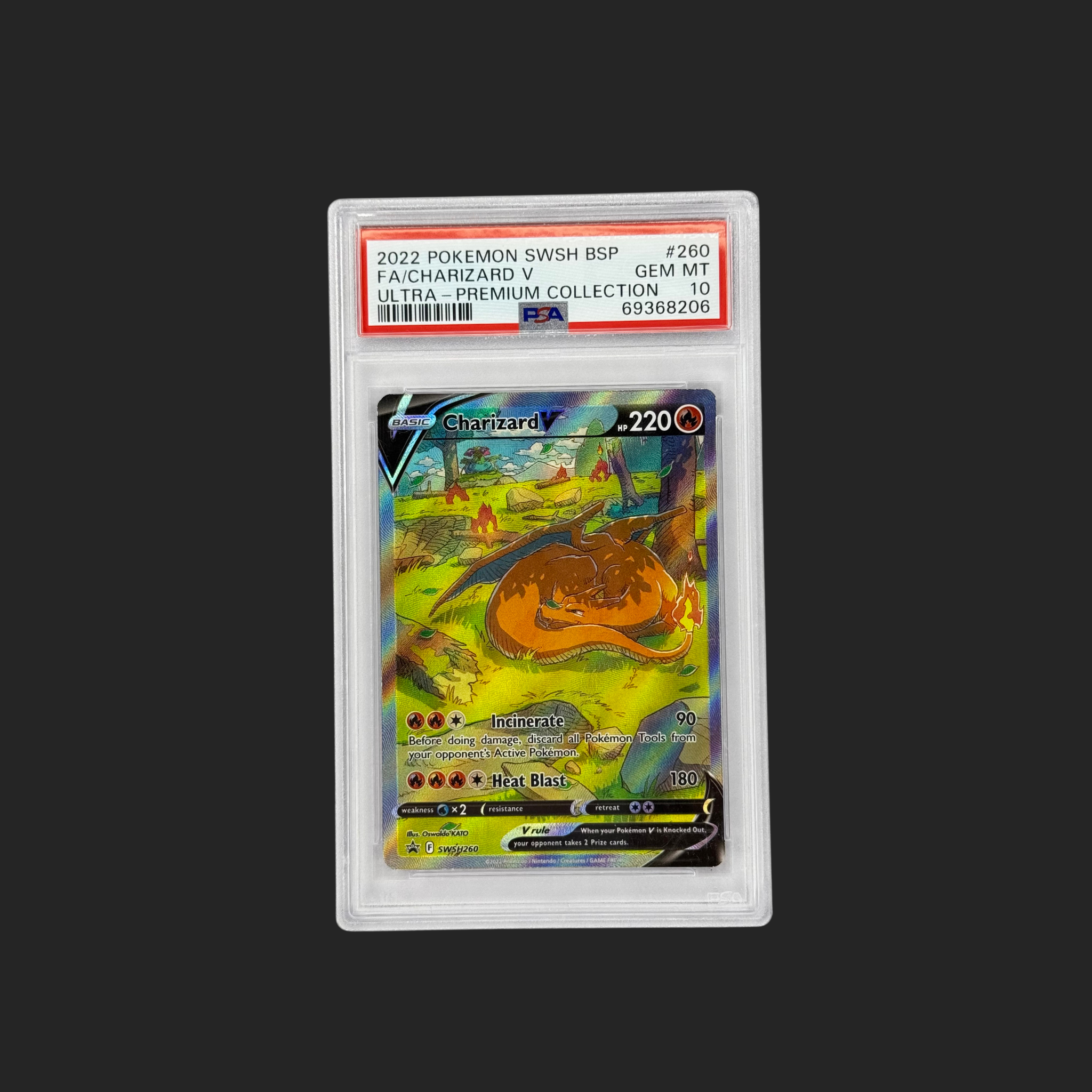 PSA 10 Charizard V Full Art – Ultra-Premium Collection