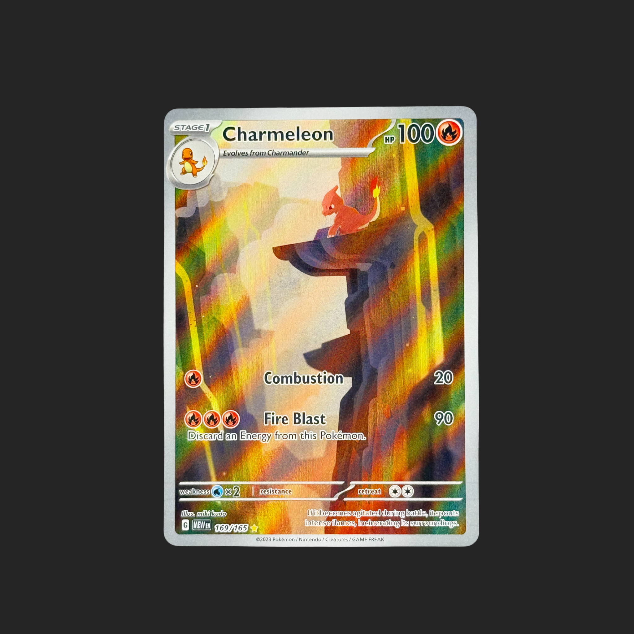 Charmeleon 169/165 – Pokémon 151 Holo Rare