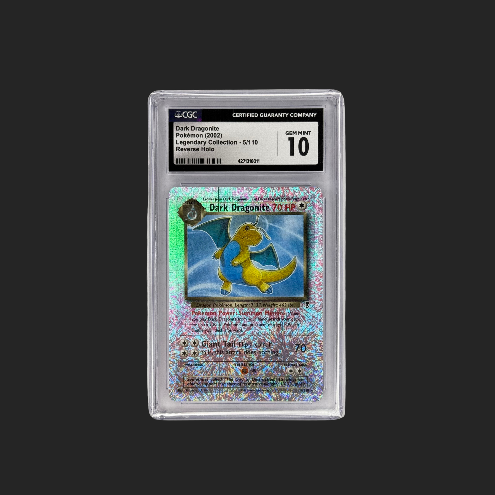 Dark Dragonite – Legendary Collection 2002 CGC 10