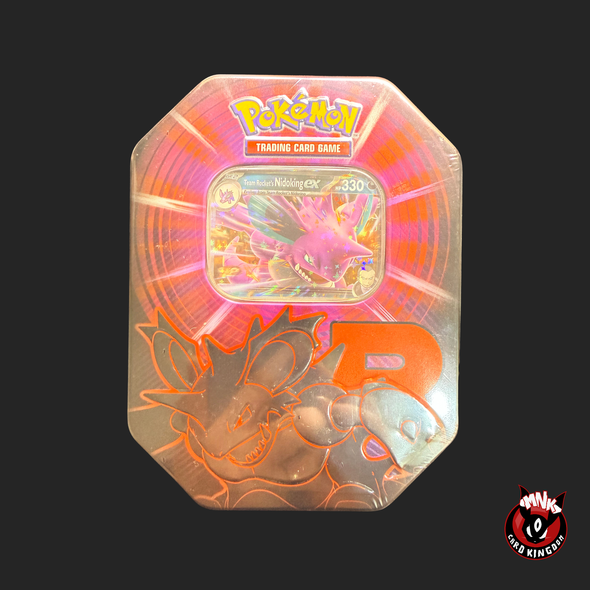 pokemon trading card game: team rocket tin Team Rocket's Nidoking ex Tin – Destined Rivals TCG