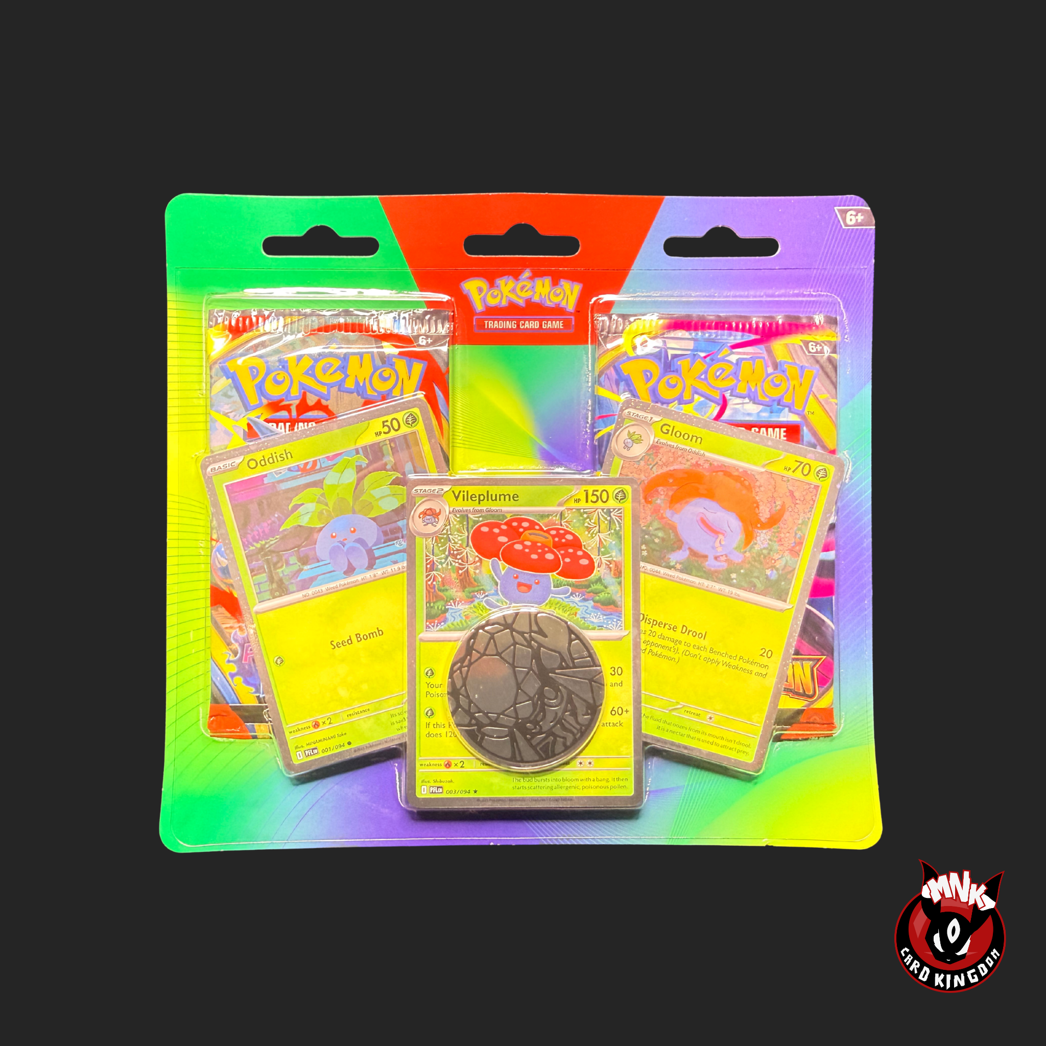 Enhanced 2 Pack Blister Oddish Vileplume Gloom Promo