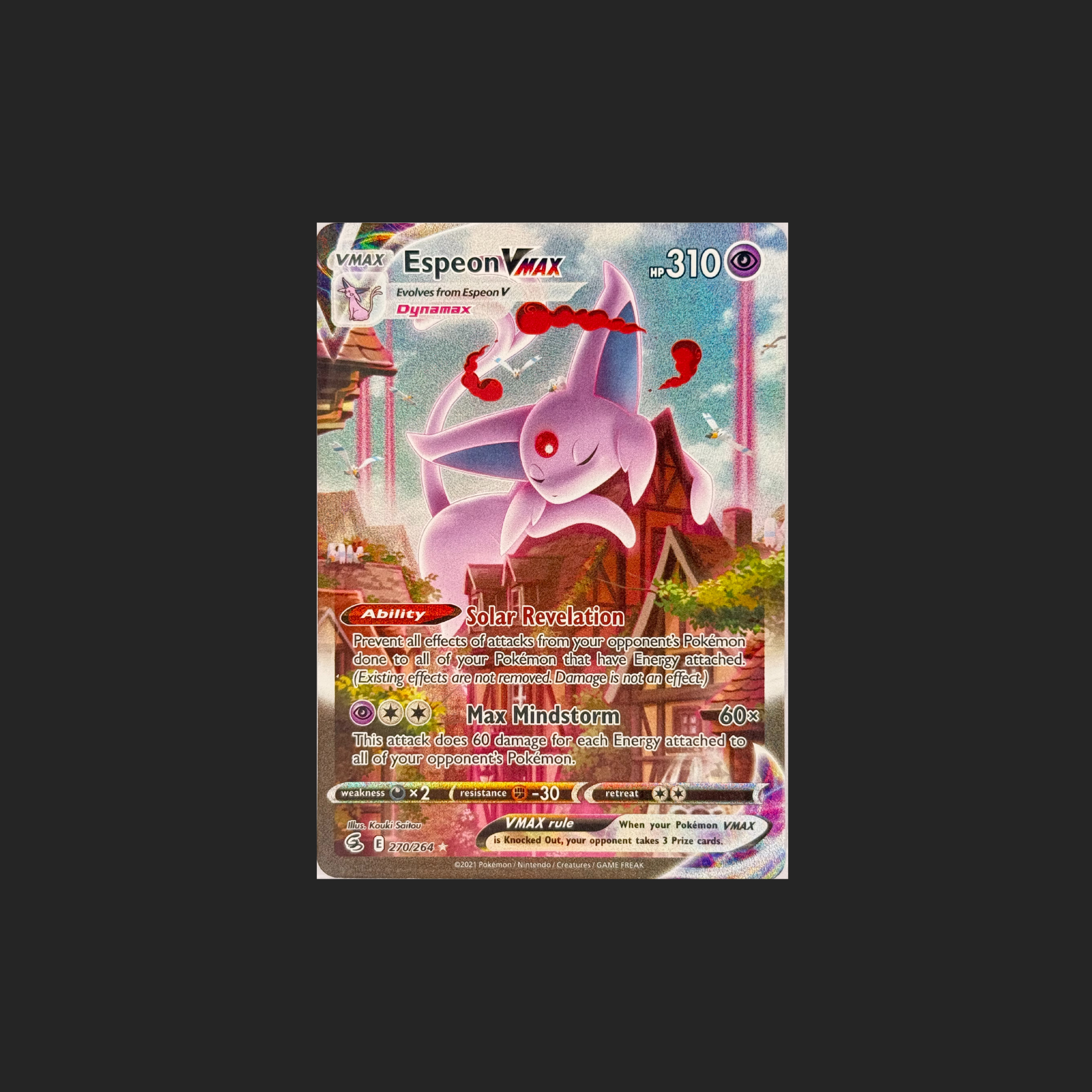 Espeon VMAX Alt Art – Evolving Skies 270/264