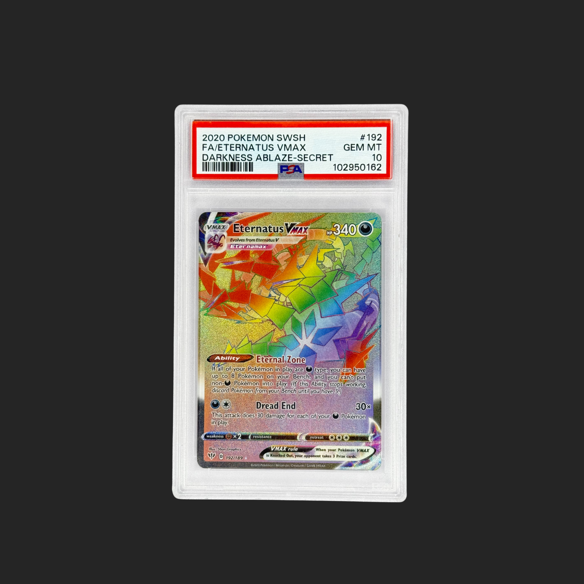 Eternatus VMAX Secret Rare PSA 10