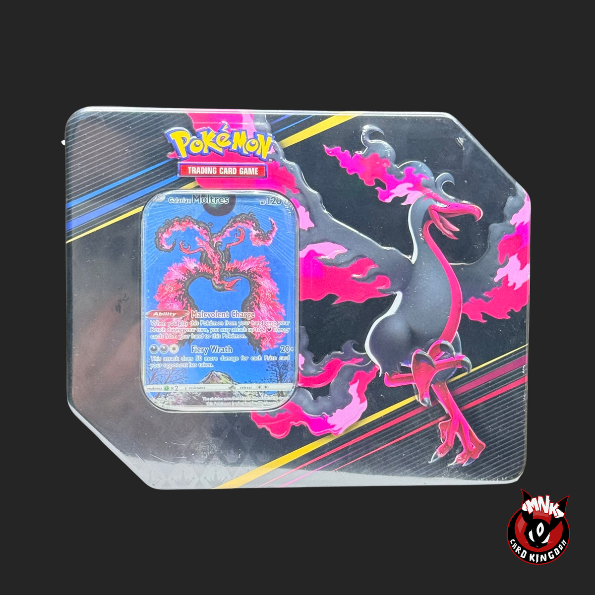 Galarian Moltres Tin Promo Card