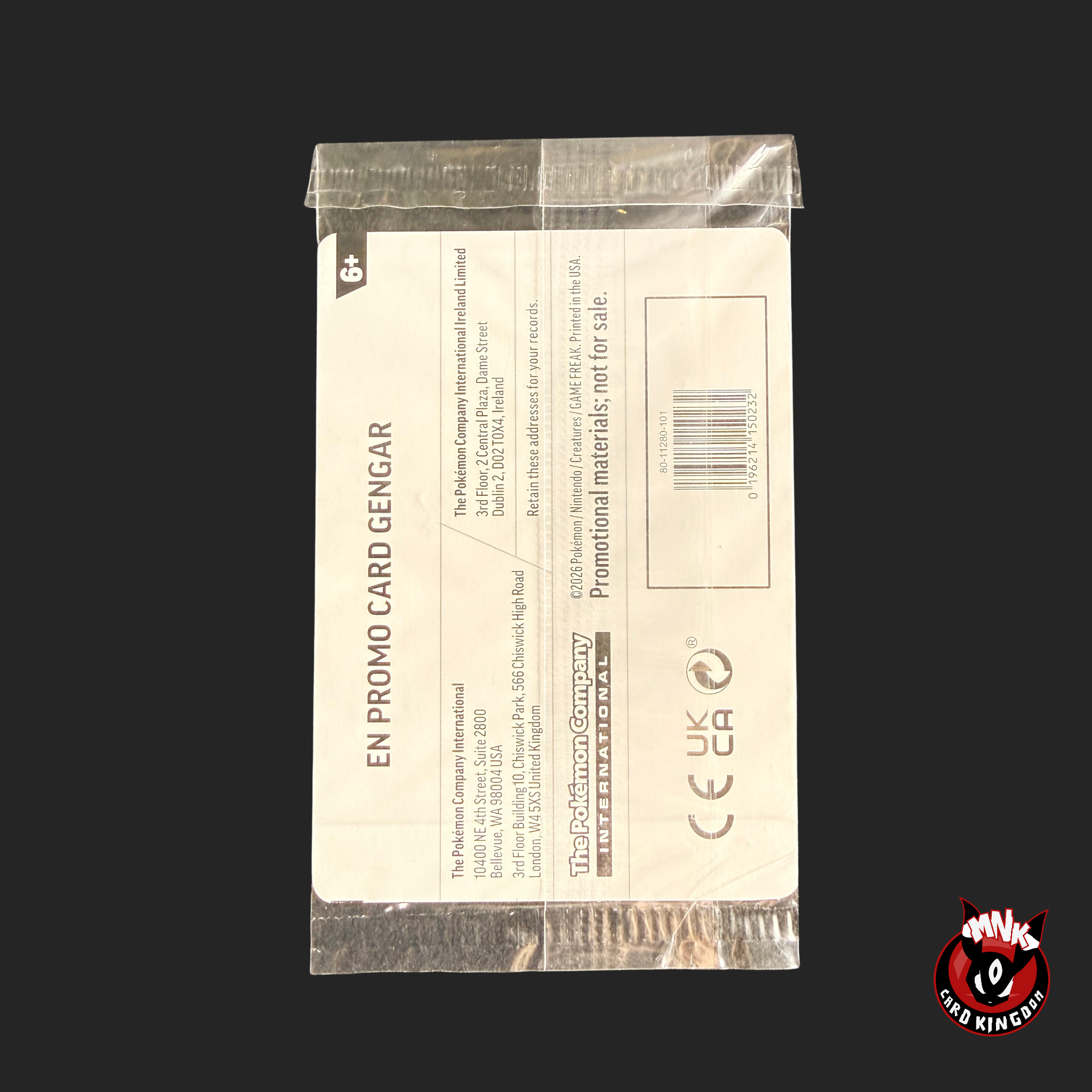Gengar 050/088 EB Games Promo Sealed