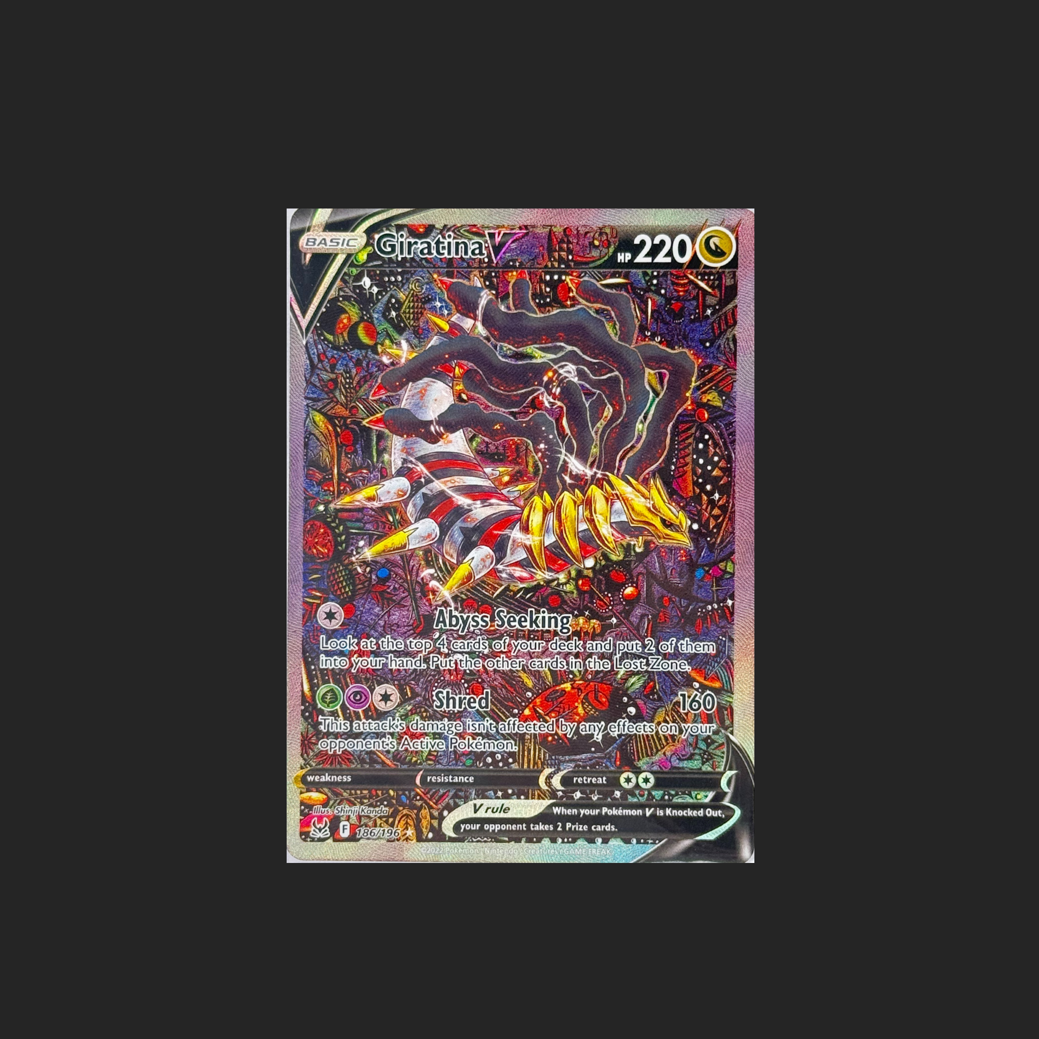 Giratina V Alt Art – Lost Origin 186/196