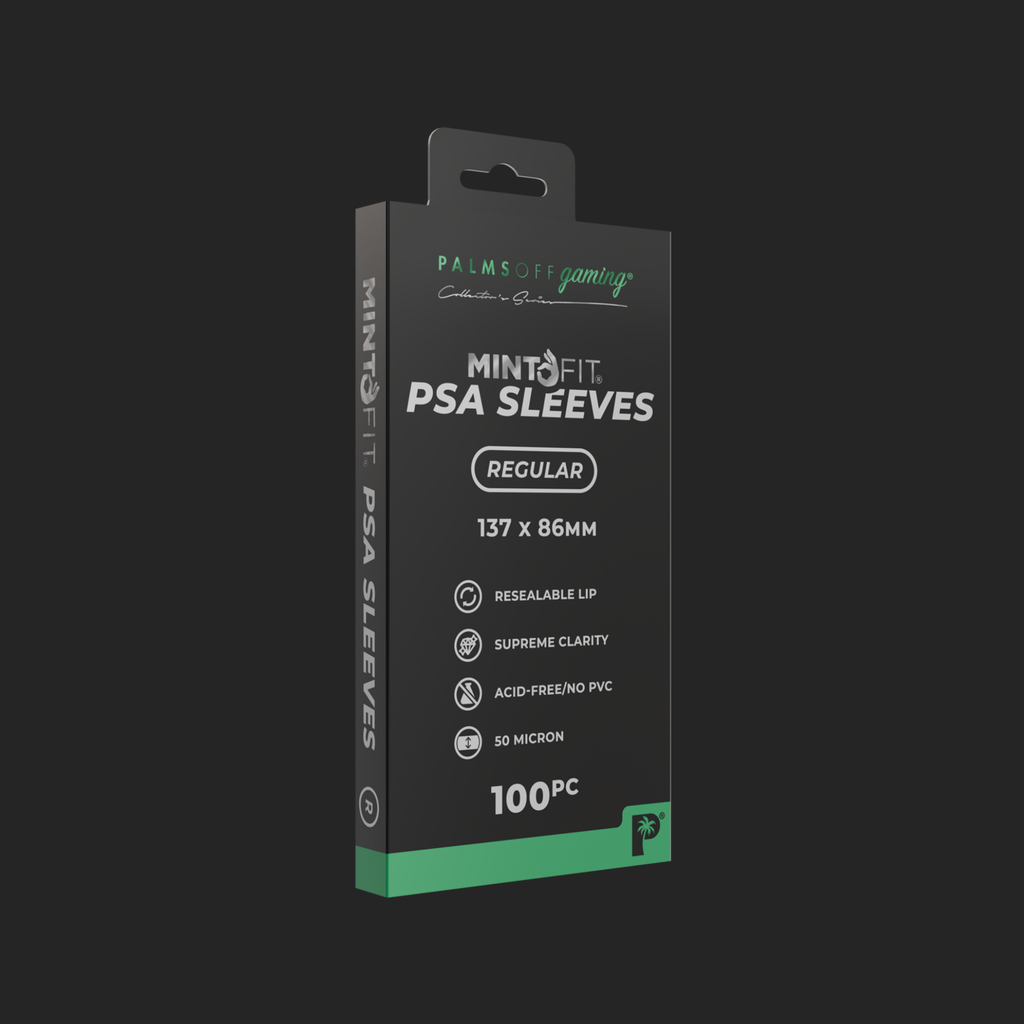 Palms Off Gaming MintFit PSA Sleeves Regular 100 Pack