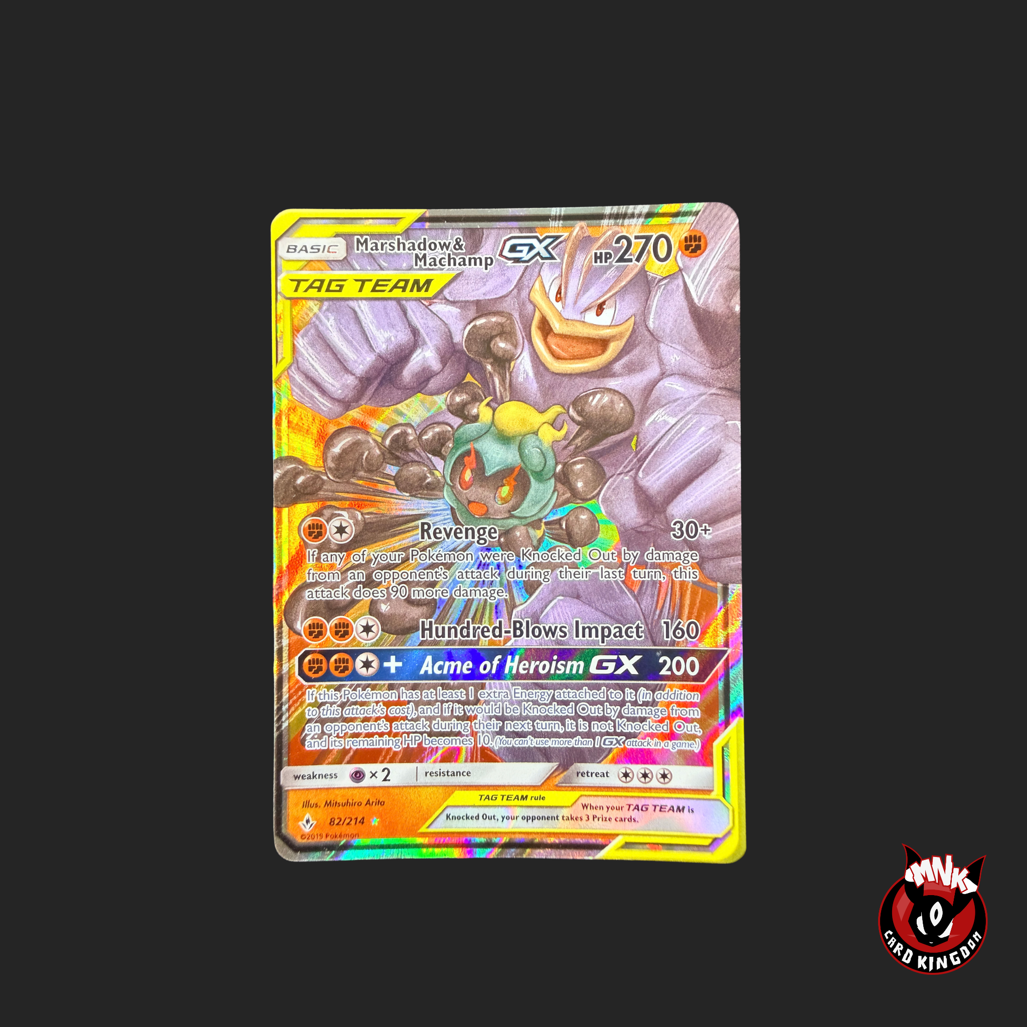 Marshadow & Machamp GX 82/214 Tag Team – Unbroken Bonds