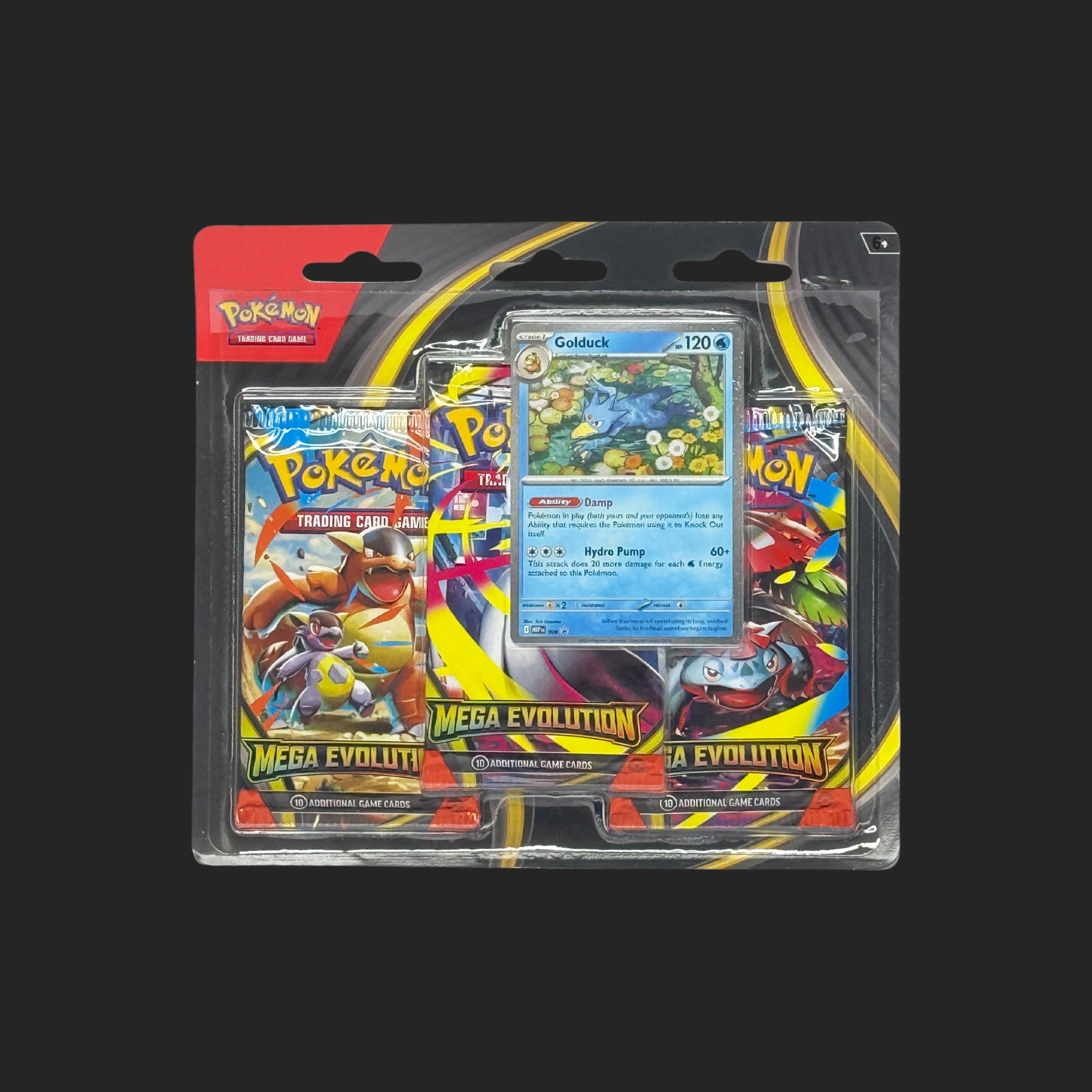 Pokemon Mega Evolution 3-Pack Blister Golduck