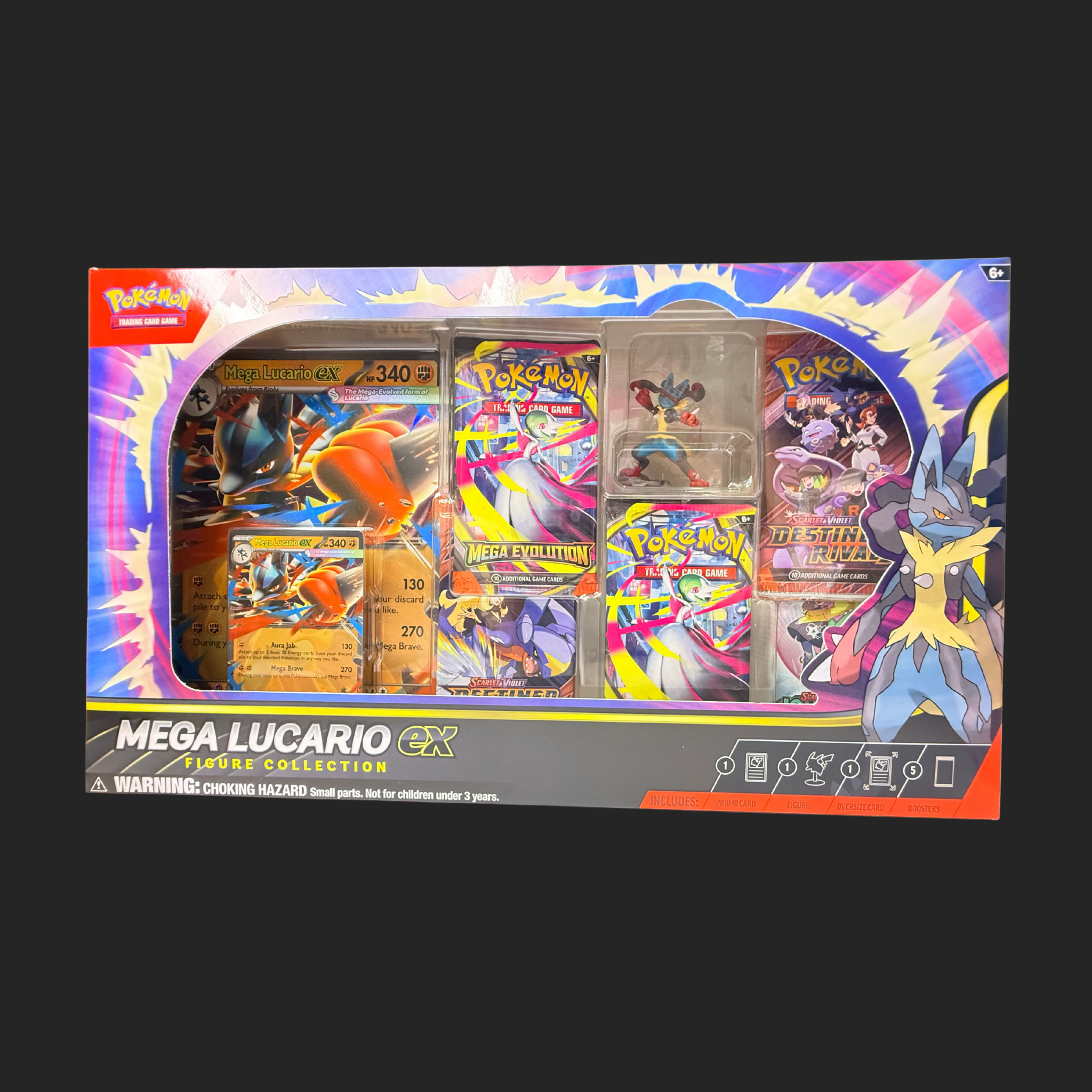 Mega Lucario EX Figure Collection Box