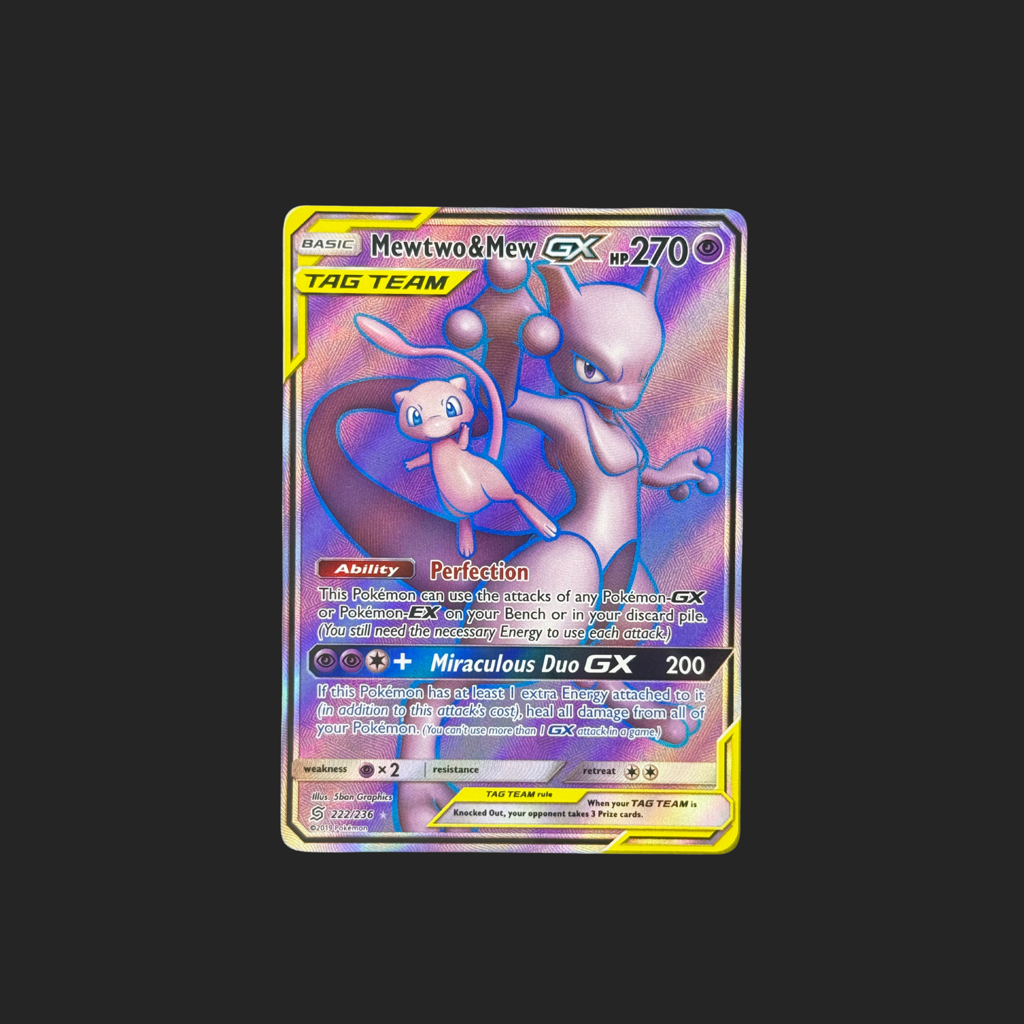 Mewtwo & Mew GX – Unified Minds 222/236