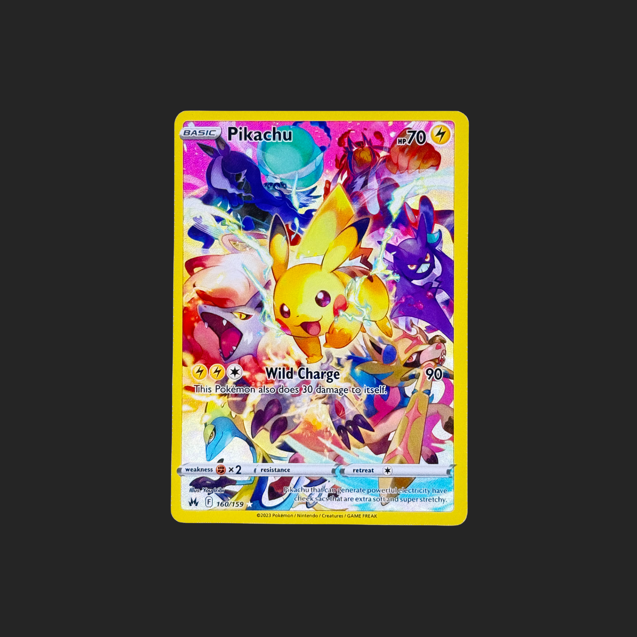 Pikachu 160/159 Secret Rare – Crown Zenith