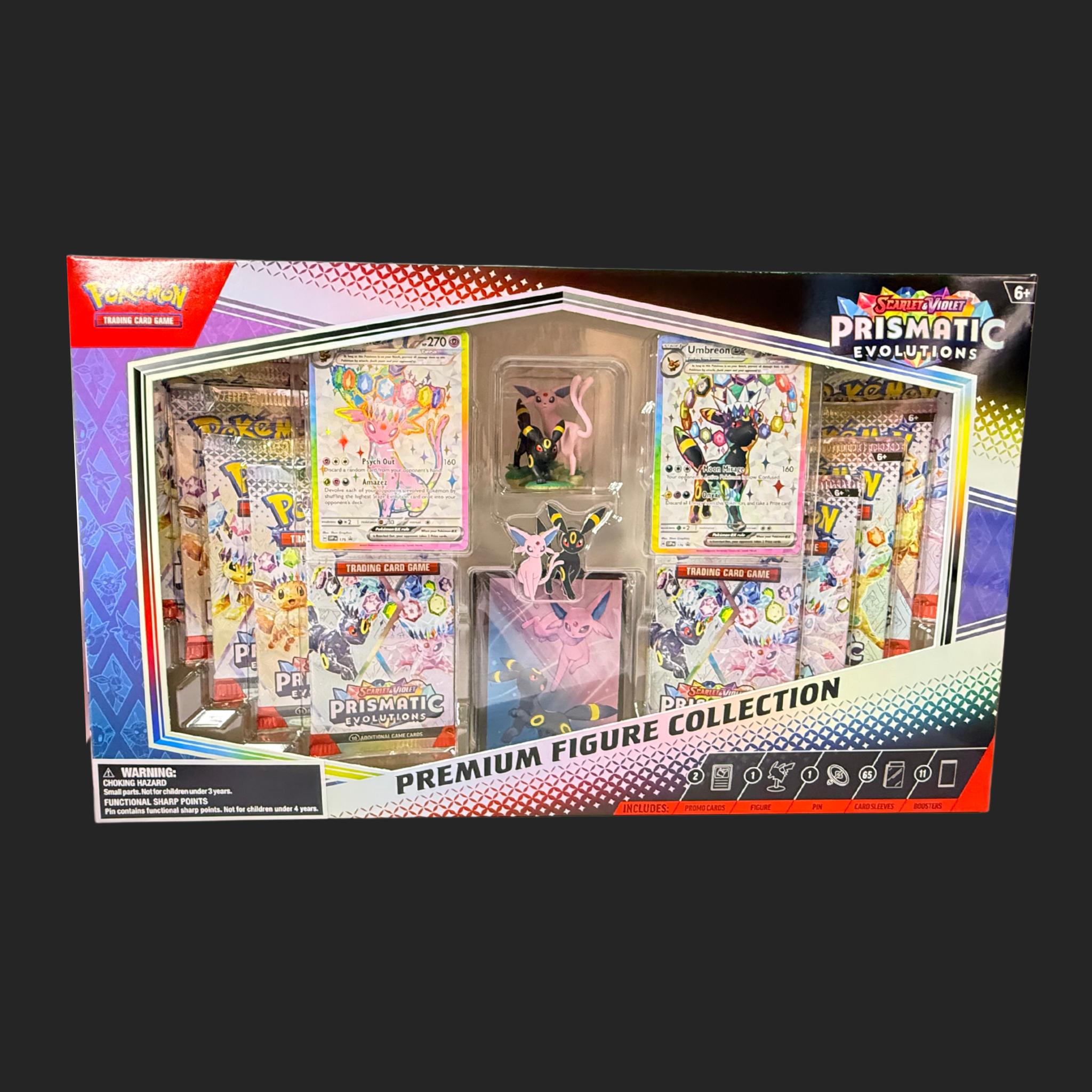 Prismatic Evolutions Premium Figure Collection Box