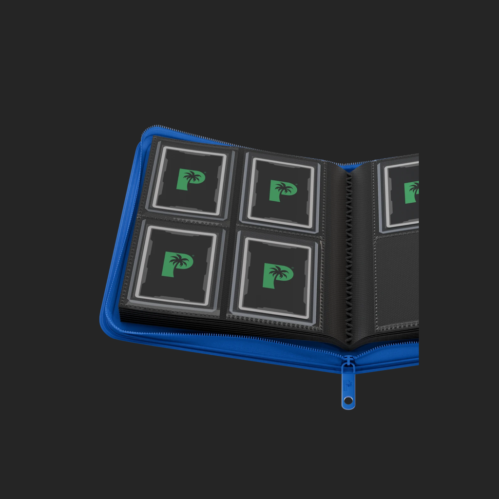 Palms Off Gaming 4-Pocket Top Loader Zip Binder