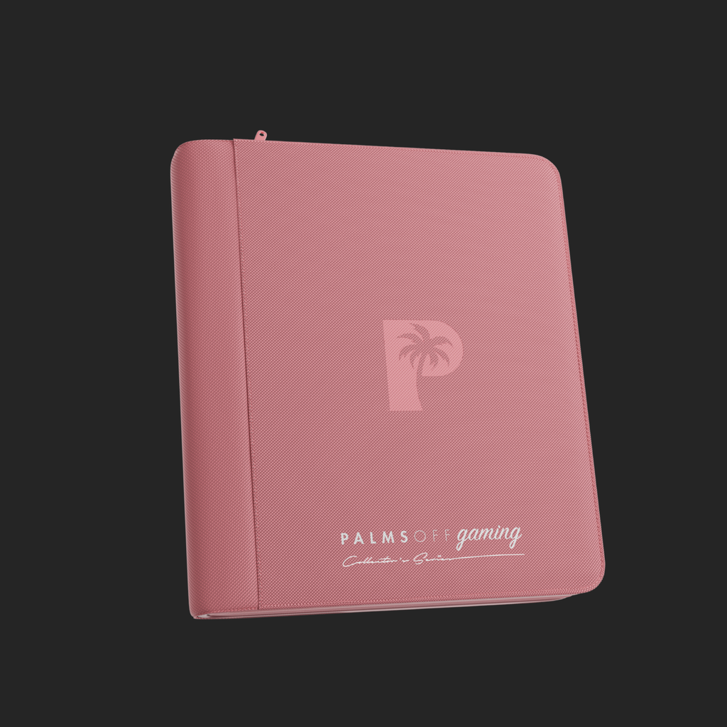 Palms Off Gaming 4-Pocket Top Loader Zip Binder