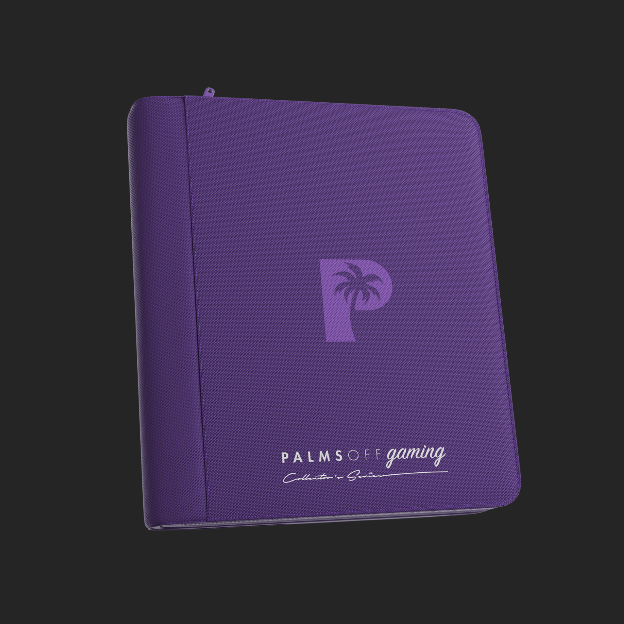 Palms Off Gaming 4-Pocket Top Loader Zip Binder