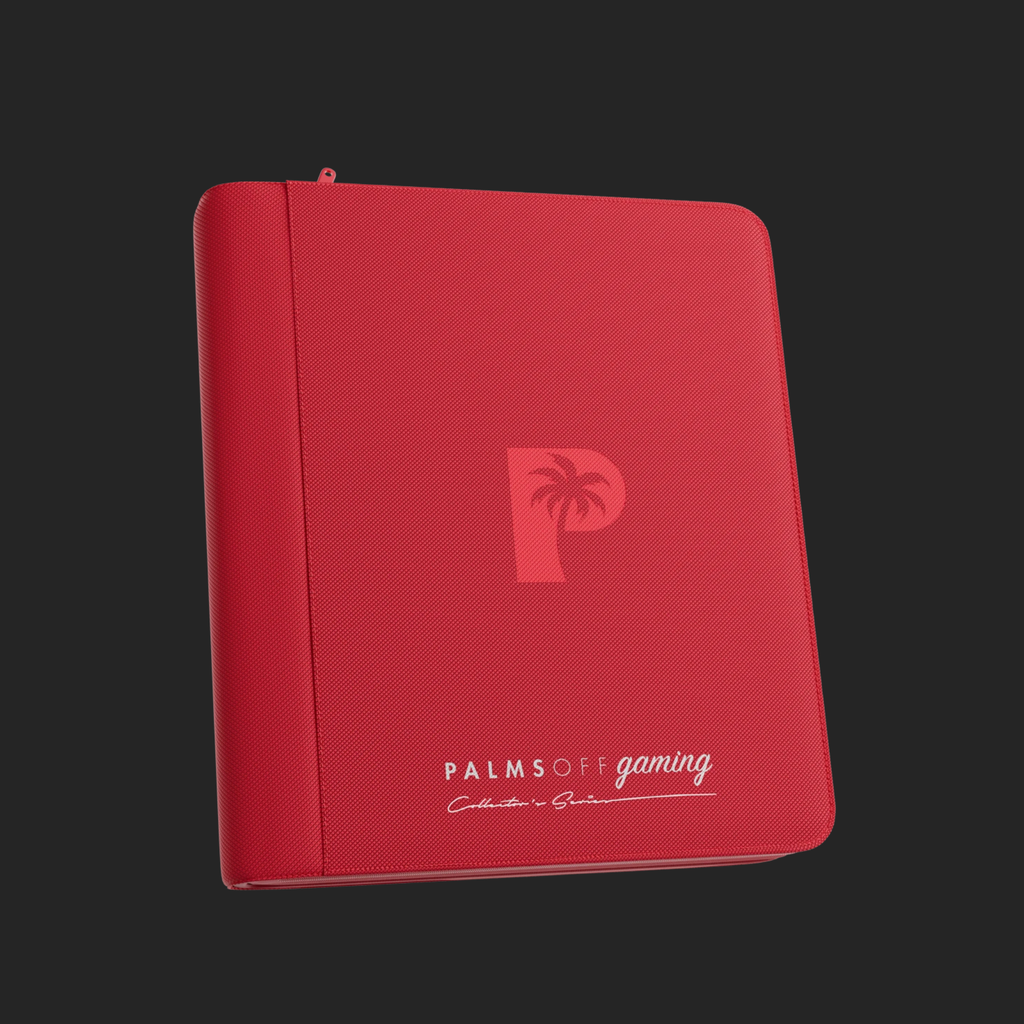 Palms Off Gaming 4-Pocket Top Loader Zip Binder
