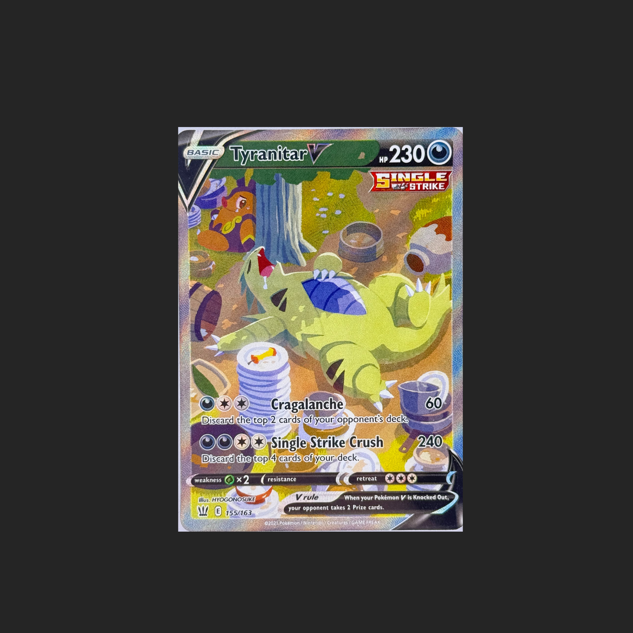 Tyranitar V Alt Art – Battle Styles