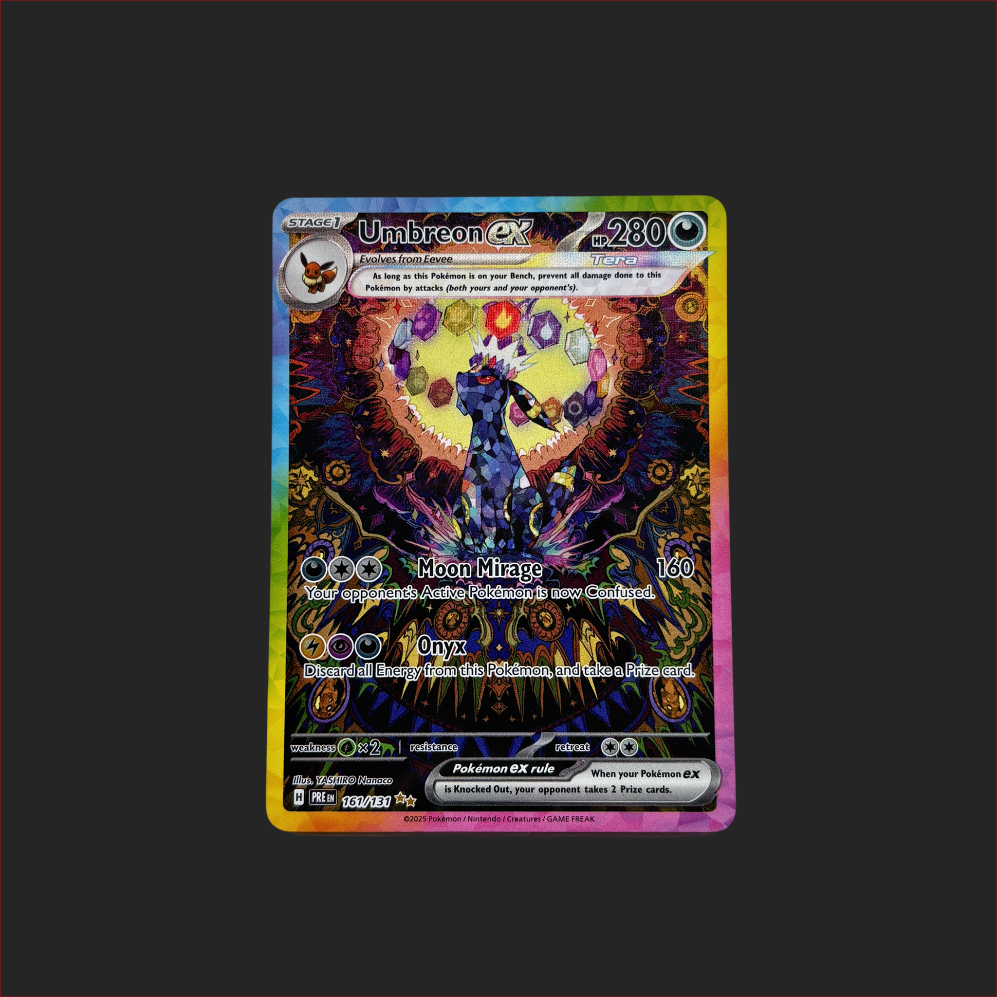 Umbreon EX - Moon Mirage & Onyx Attacks (Ungraded)