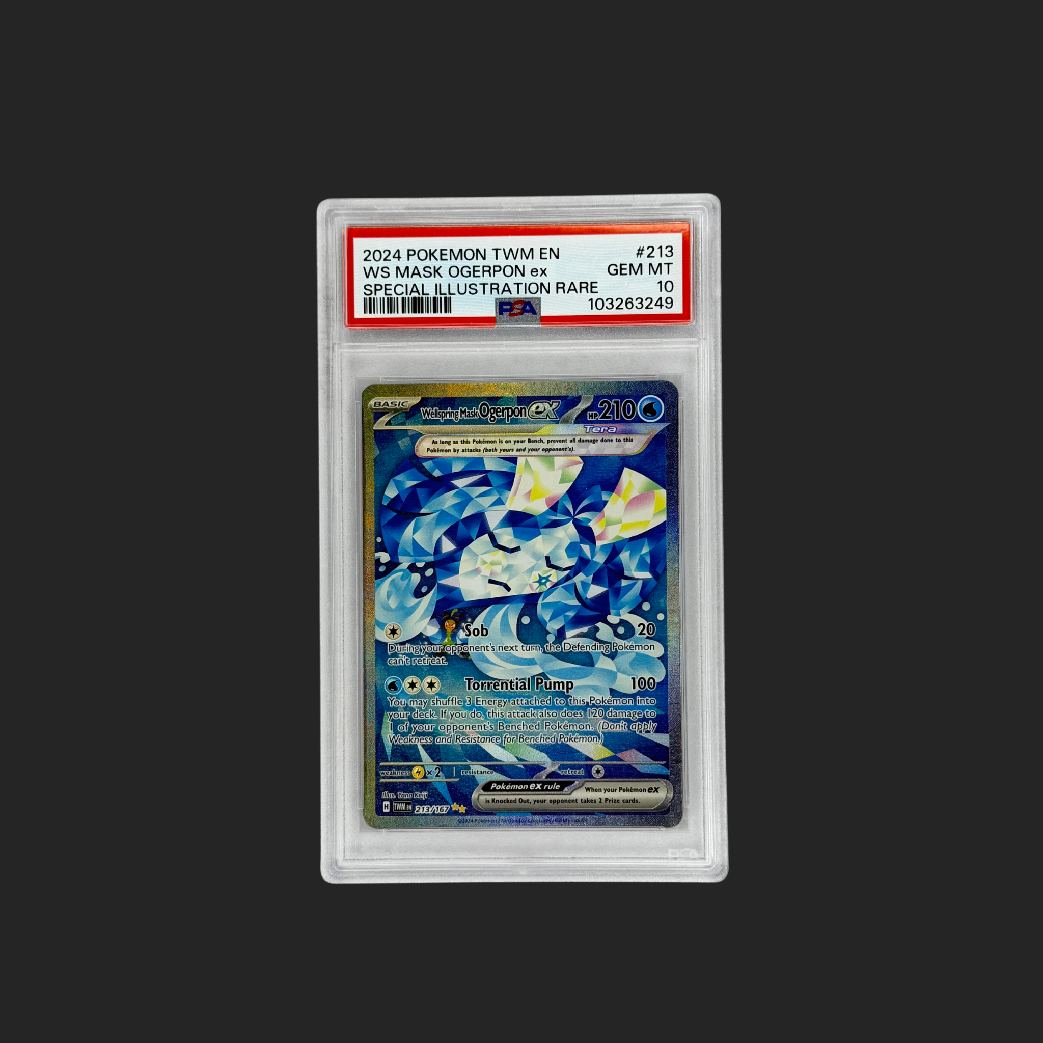 Wellspring Ogerpon ex PSA 10 – Special Illustration