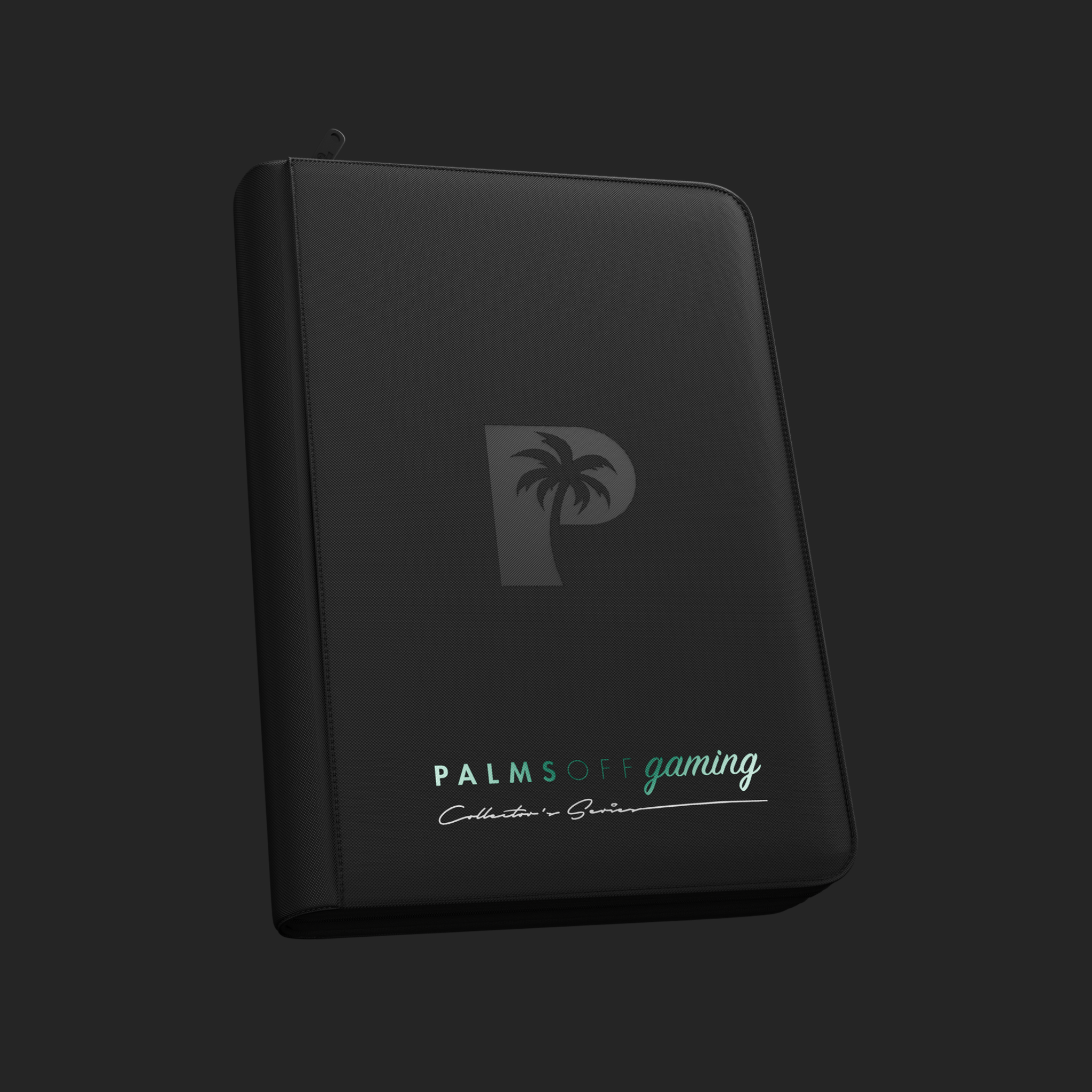 Palms Off Gaming 4-Pocket Zip Binder – Black Collector Series